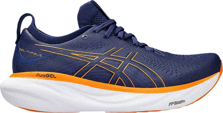 Кроссовки Gel Nimbus 25 'Deep Ocean Bright Orange', синий
Кроссовки Gel Nimbus 25 'Deep Ocean Bright Orange', синий