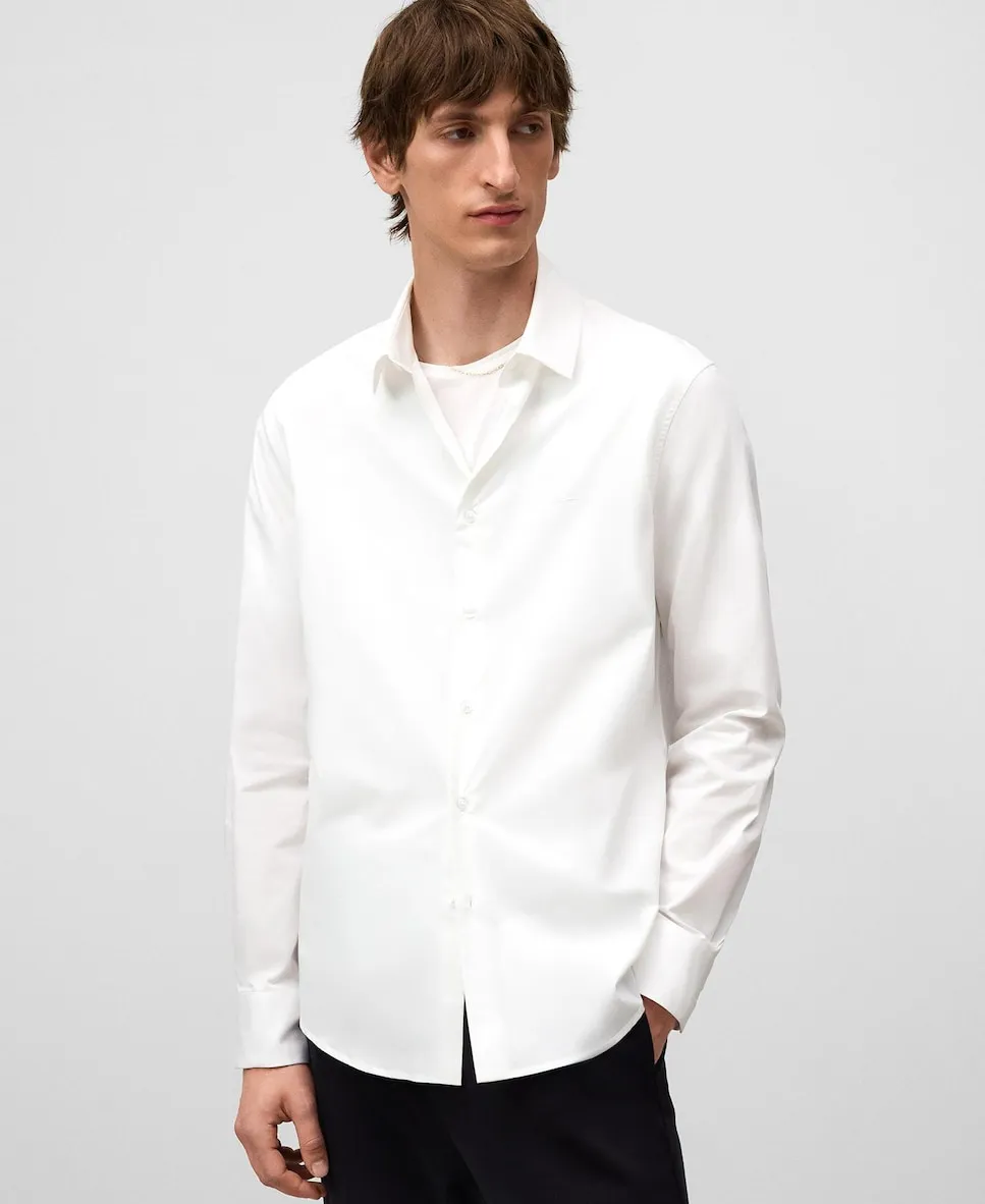 Мужская рубашка с длинным рукавом, приталенная Adolfo Dominguez, белый
Мужская рубашка с длинным рукавом, приталенная Adolfo Dominguez, белый