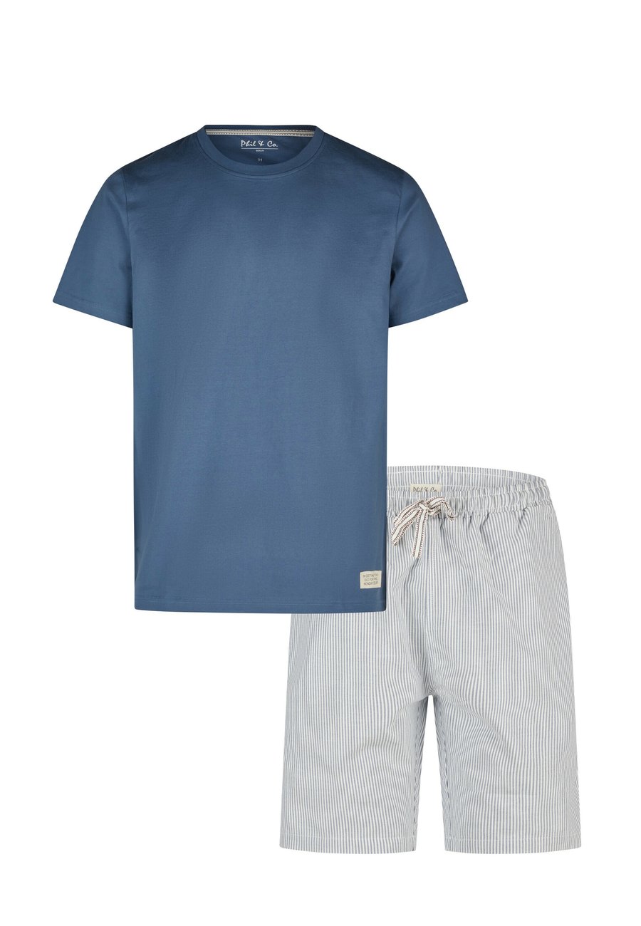 Пижамный комплект Phil & Co. Berlin SET, Blue Striped/Blue
Пижамный комплект Phil & Co. Berlin SET, Blue Striped/Blue