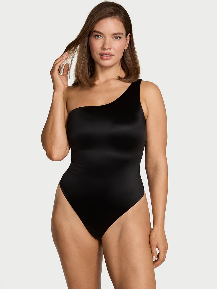 Боди Sosleek на одно плечо Victoria'S Secret, black
Боди Sosleek на одно плечо Victoria'S Secret, black