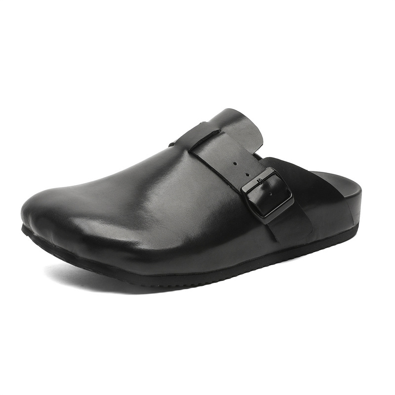 WEISHIBANGWEI Сандалии с закрытым носком, мужские, черные
WEISHIBANGWEI Сандалии с закрытым носком, мужские, черные