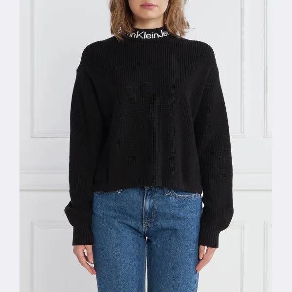 Свитер свободного кроя Calvin Klein, черный
Свитер свободного кроя Calvin Klein, черный