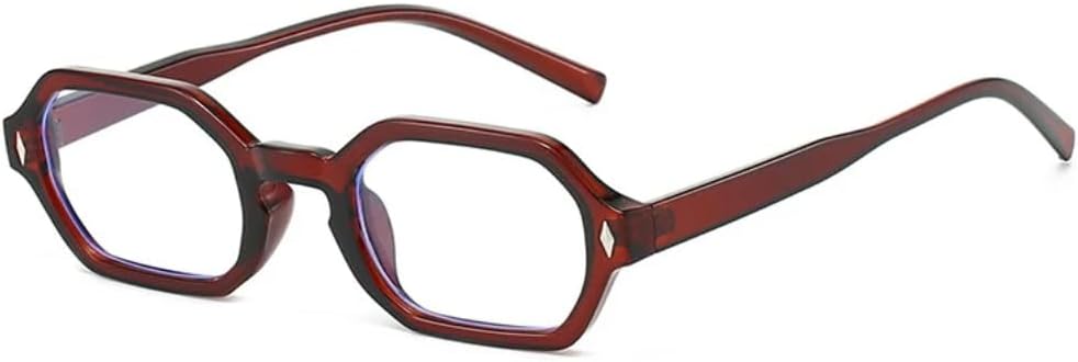 Ретро-солнцезащитные очки в форме многоугольного прямоугольника для женщин и мужчин, с защитой от УФ-излучения UV400, прозрачными градиентными линзами и ретро-оправой с заклепками UATXTAU, Red Brown Clear
Ретро-солнцезащитные очки в форме многоугольного прямоугольника для женщин и мужчин, с защитой от УФ-излучения UV400, прозрачными градиентными линзами и ретро-оправой с заклепками UATXTAU, Red Brown Clear