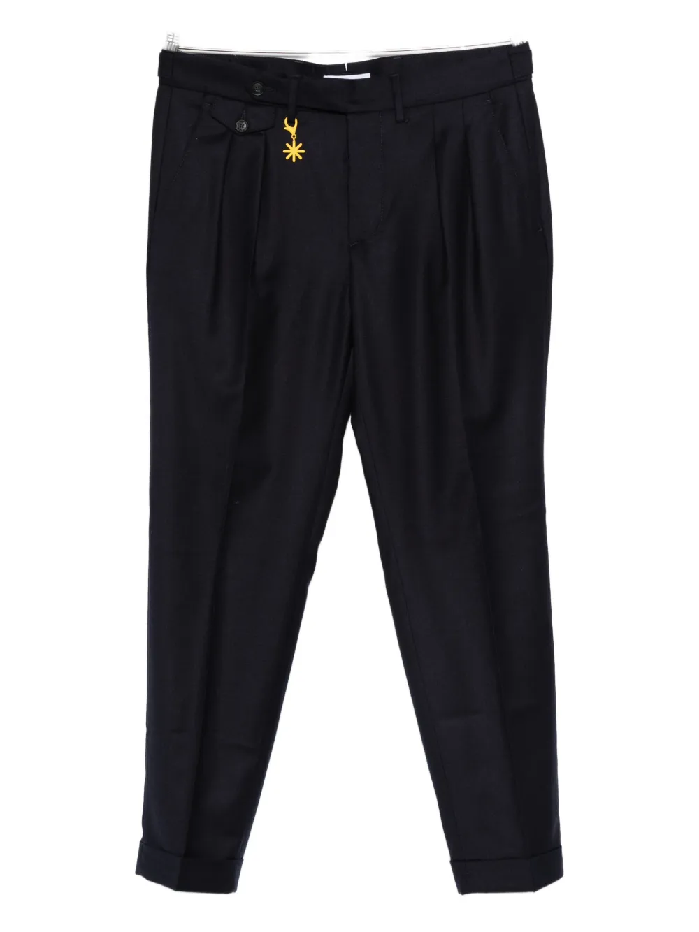 Брюки с двумя защипами Manuel Ritz, синий 
Брюки с двумя защипами Manuel Ritz, синий