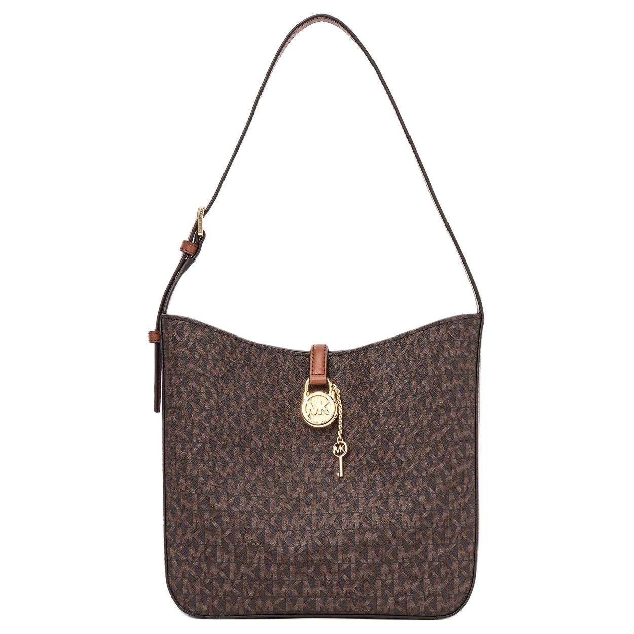 Сумка через плечо из лакированного полотна малого размера для женщин темно-коричневая MICHAEL KORS
Сумка через плечо из лакированного полотна малого размера для женщин темно-коричневая MICHAEL KORS