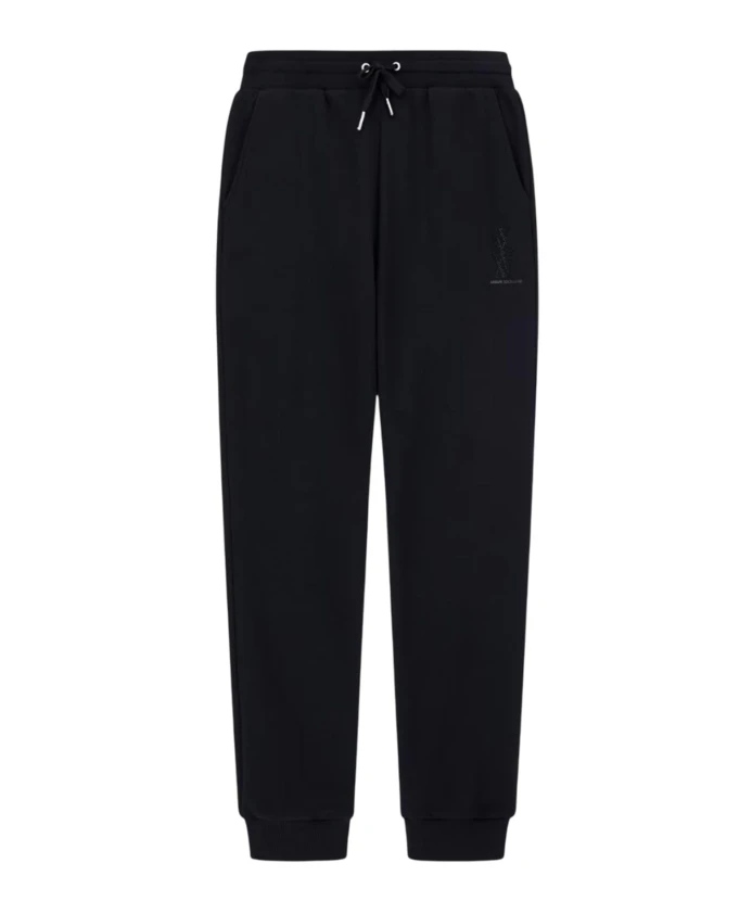 Брюки с логотипом, завязками на талии и эластичной резинкой на щиколотках Armani Exchange, черный
Брюки с логотипом, завязками на талии и эластичной резинкой на щиколотках Armani Exchange, черный