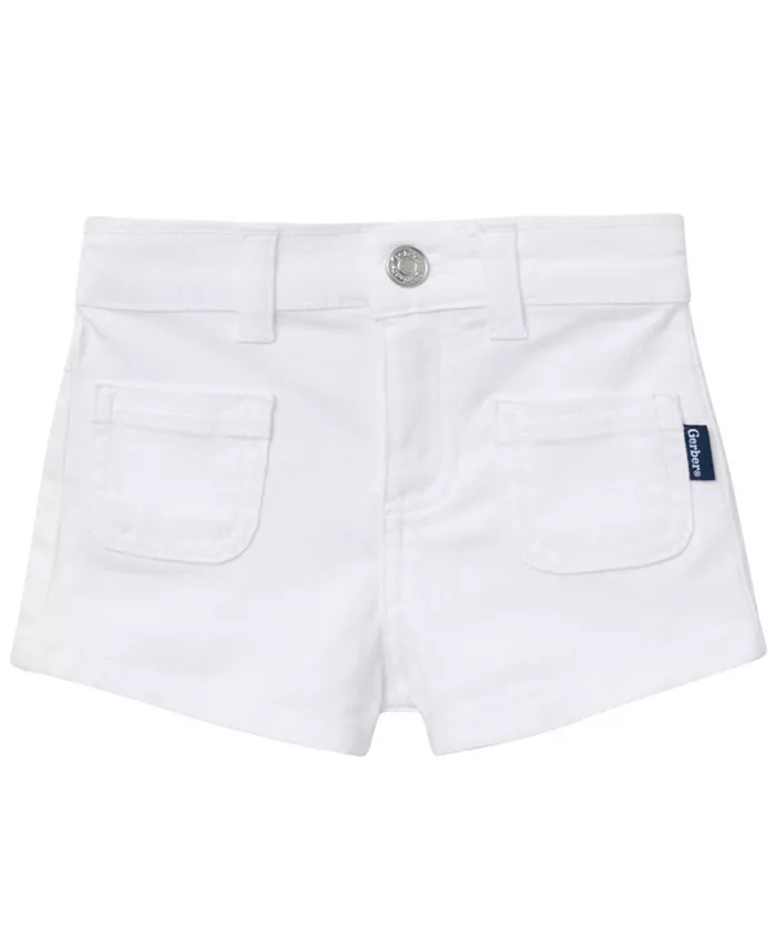Шорты для девочек из твила Gerber, белый
Шорты для девочек из твила Gerber, белый