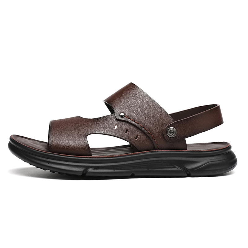 HUANAI Пляжные сандалии мужские, черно-коричневые
HUANAI Пляжные сандалии мужские, черно-коричневые