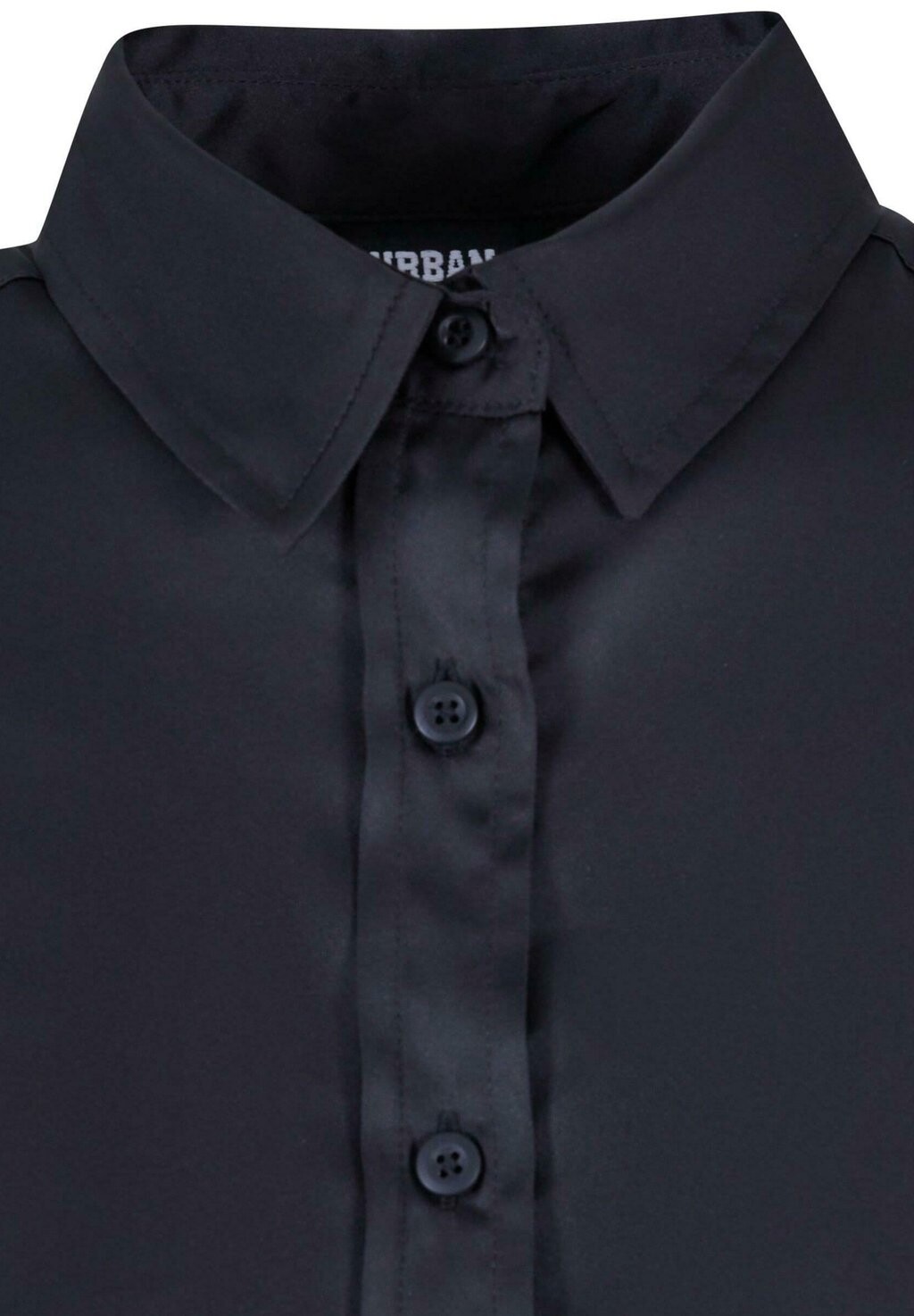 Блузка на пуговицах Urban Classics, черная
Блузка на пуговицах Urban Classics, черная