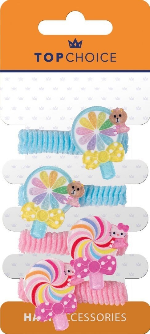 Top Choice, Резинки для волос (26560) 1 упаковка - 4 шт
Top Choice, Резинки для волос (26560) 1 упаковка - 4 шт