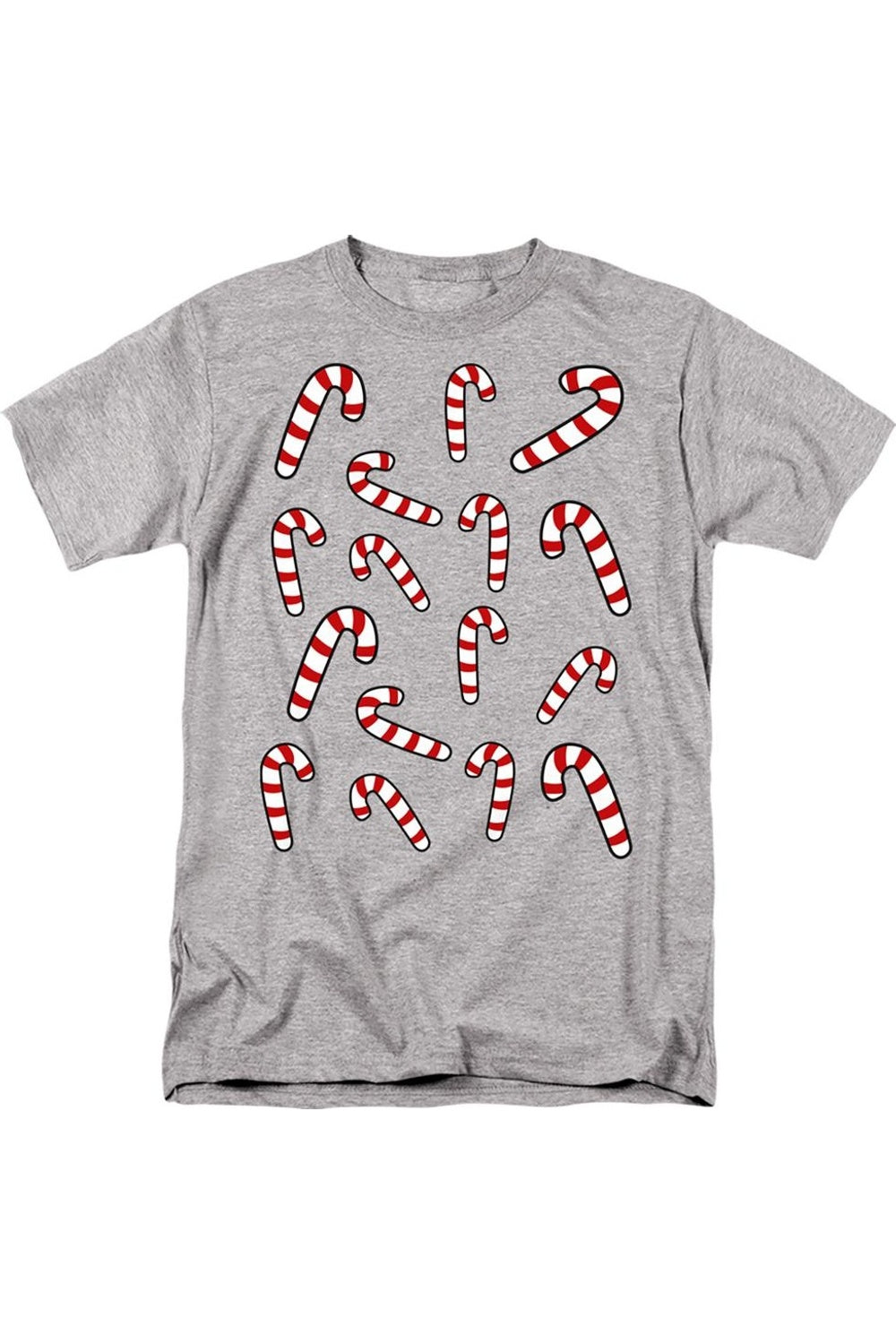 Футболка унисекс для взрослых с изображением рождественской конфеты Candy Cane Crew Gildan, цвет athletic heather
Футболка унисекс для взрослых с изображением рождественской конфеты Candy Cane Crew Gildan, цвет athletic heather