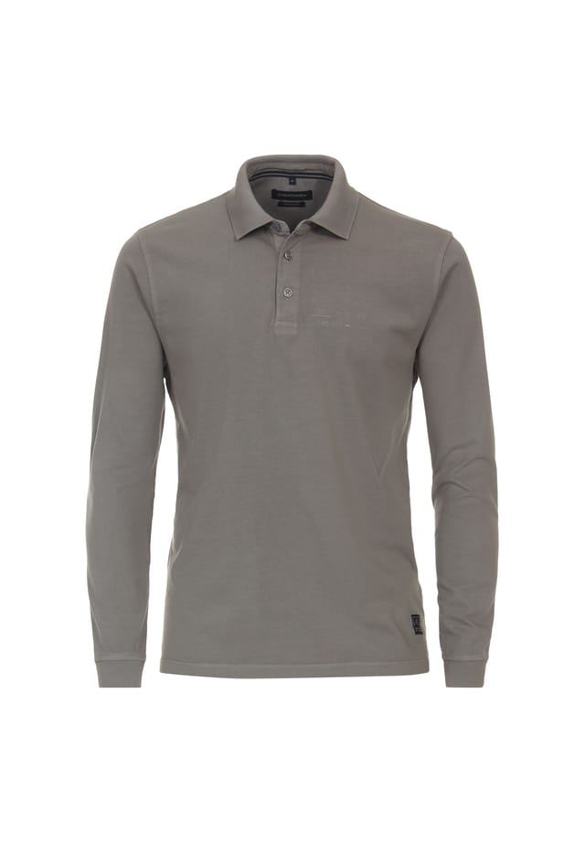 Рубашка поло с длинным рукавом однотонная Casamoda, серый
Рубашка поло с длинным рукавом однотонная Casamoda, серый