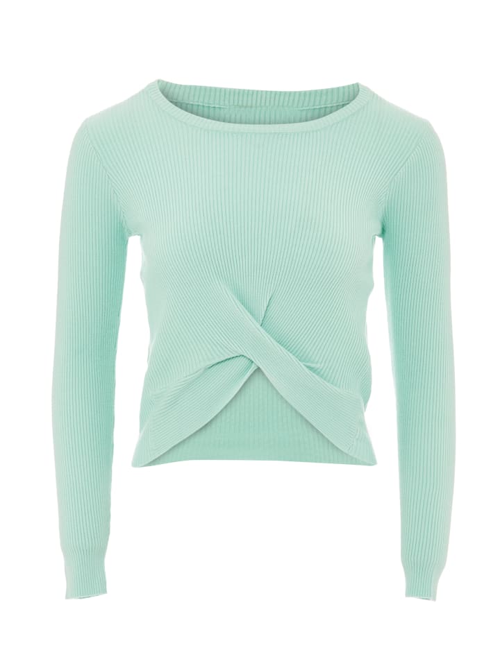 Женский свитер мятного цвета faina
Женский свитер мятного цвета faina