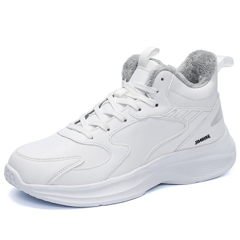 King Jinmai Скользоустойчивые водонепроницаемые полувысокие повседневные ботинки мужские с белой флисовой подкладкой, цвет White Fleece-Lined
King Jinmai Скользоустойчивые водонепроницаемые полувысокие повседневные ботинки мужские с белой флисовой подкладкой, цвет White Fleece-Lined