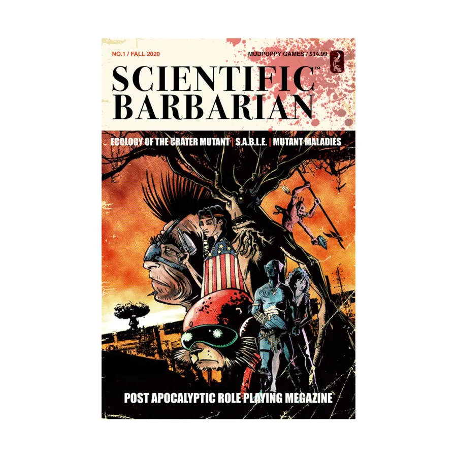 #1 "Ecology of the Crater Mutant, S.A.B.L.E., Mutant Maladies", Scientific Barbarian, мягкая обложка
#1 "Ecology of the Crater Mutant, S.A.B.L.E., Mutant Maladies", Scientific Barbarian, мягкая обложка