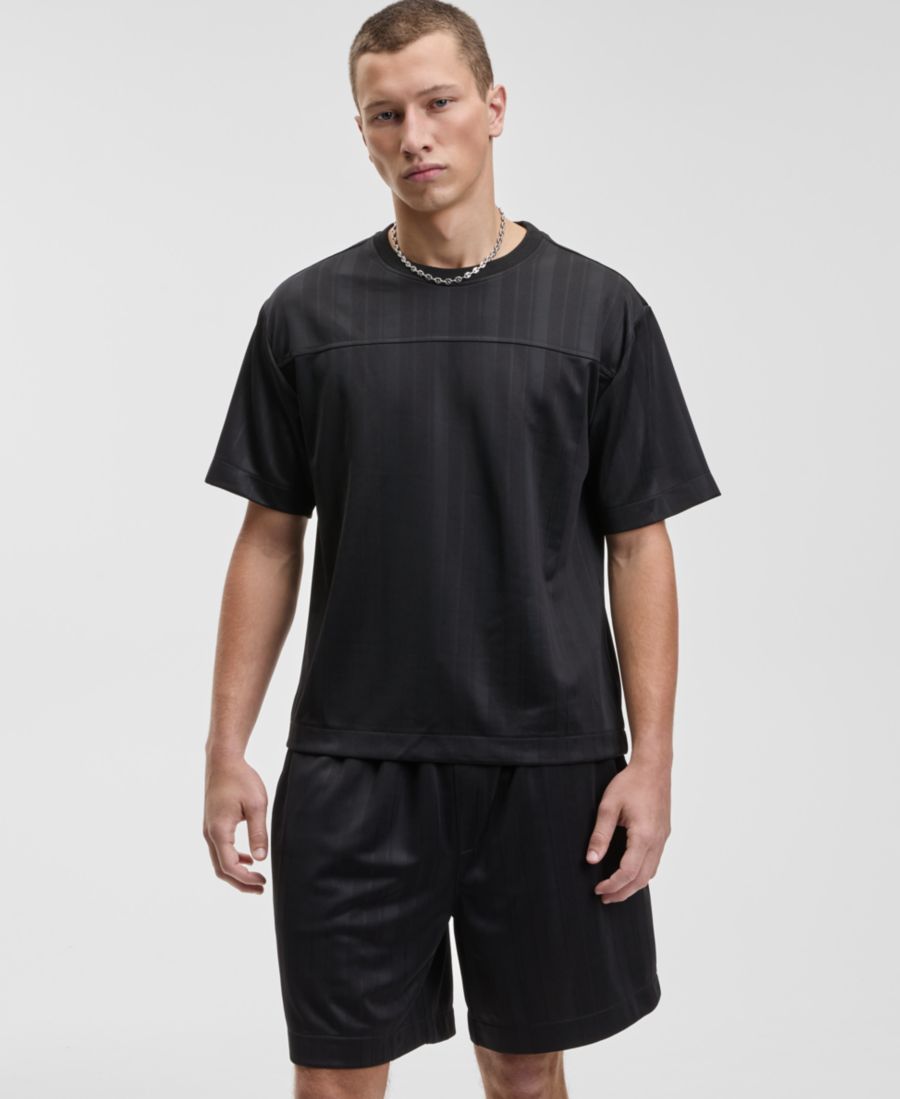 Мужская футболка свободного кроя с коротким рукавом, в тональную полоску, с круглым вырезом Mode of One, Deep Black, Черный, Мужская футболка свободного кроя с коротким рукавом, в тональную полоску, с круглым вырезом Mode of One, Deep Black
Мужская футболка свободного кроя с коротким рукавом, в тональную полоску, с круглым вырезом Mode of One, Deep Black, Черный, Мужская футболка свободного кроя с коротким рукавом, в тональную полоску, с круглым вырезом Mode of One, Deep Black