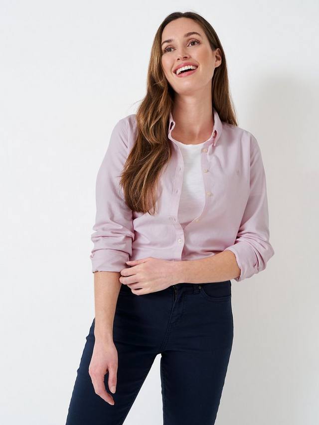 Хлопковая рубашка Crew Clothing, светло-розовый
Хлопковая рубашка Crew Clothing, светло-розовый