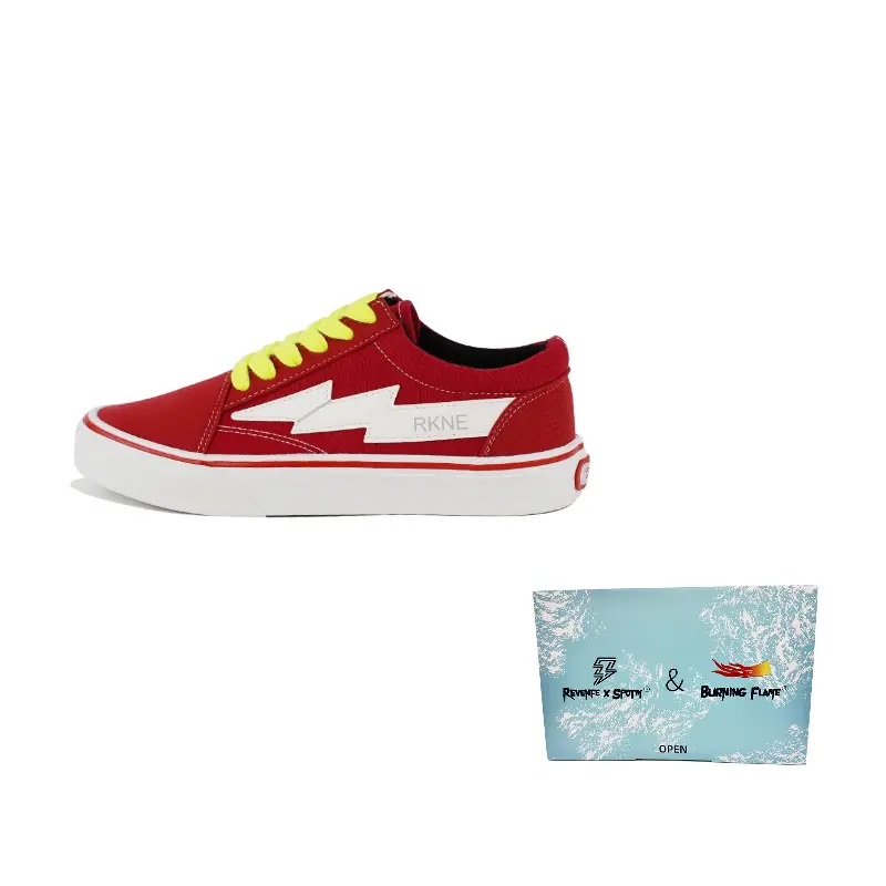 BURNING FLAME REVENFE X SPOTM Износостойкие и легкие низкие кеды на текстильной подошве унисекс Молния красный, цвет Lightning Red
BURNING FLAME REVENFE X SPOTM Износостойкие и легкие низкие кеды на текстильной подошве унисекс Молния красный, цвет Lightning Red