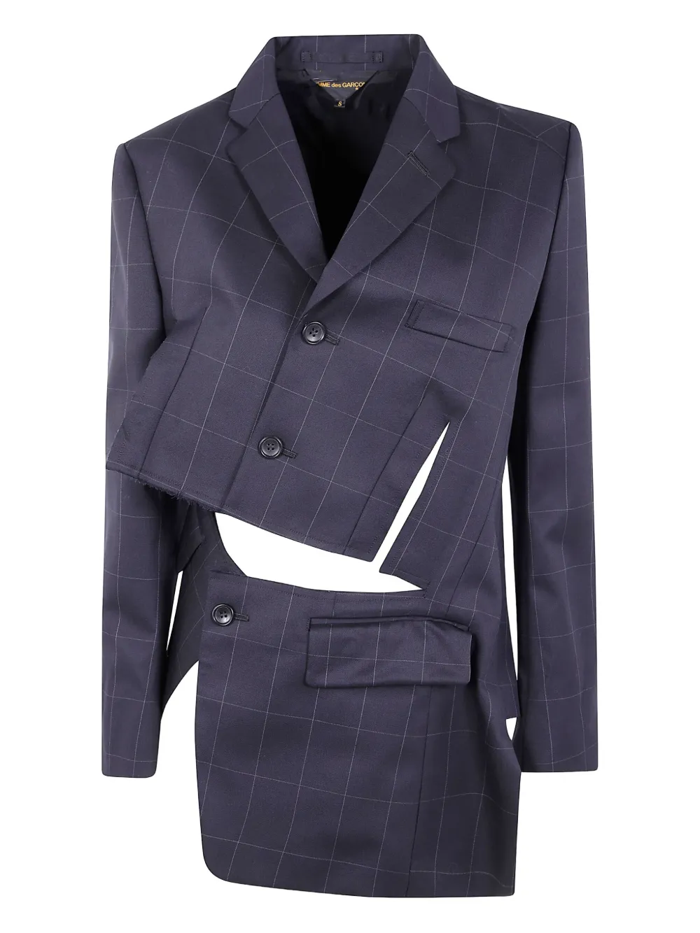 Пиджак в клетку Comme Des Garcons, синий
Пиджак в клетку Comme Des Garcons, синий