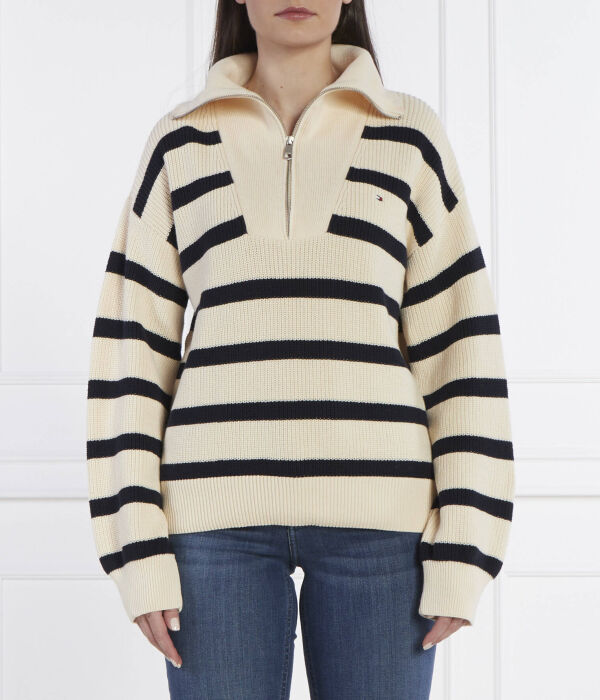 Свитер Tommy Hilfiger с застежкой-молнией, экрю
Свитер Tommy Hilfiger с застежкой-молнией, экрю