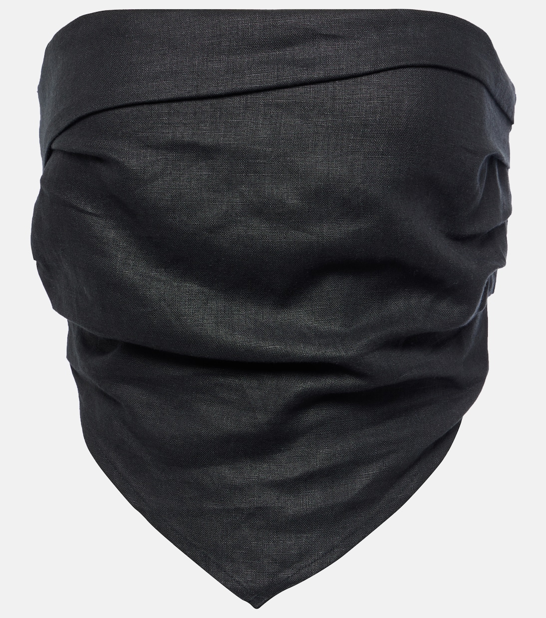 Льняной укороченный топ без бретелек Antibes Faithfull, черный
Льняной укороченный топ без бретелек Antibes Faithfull, черный