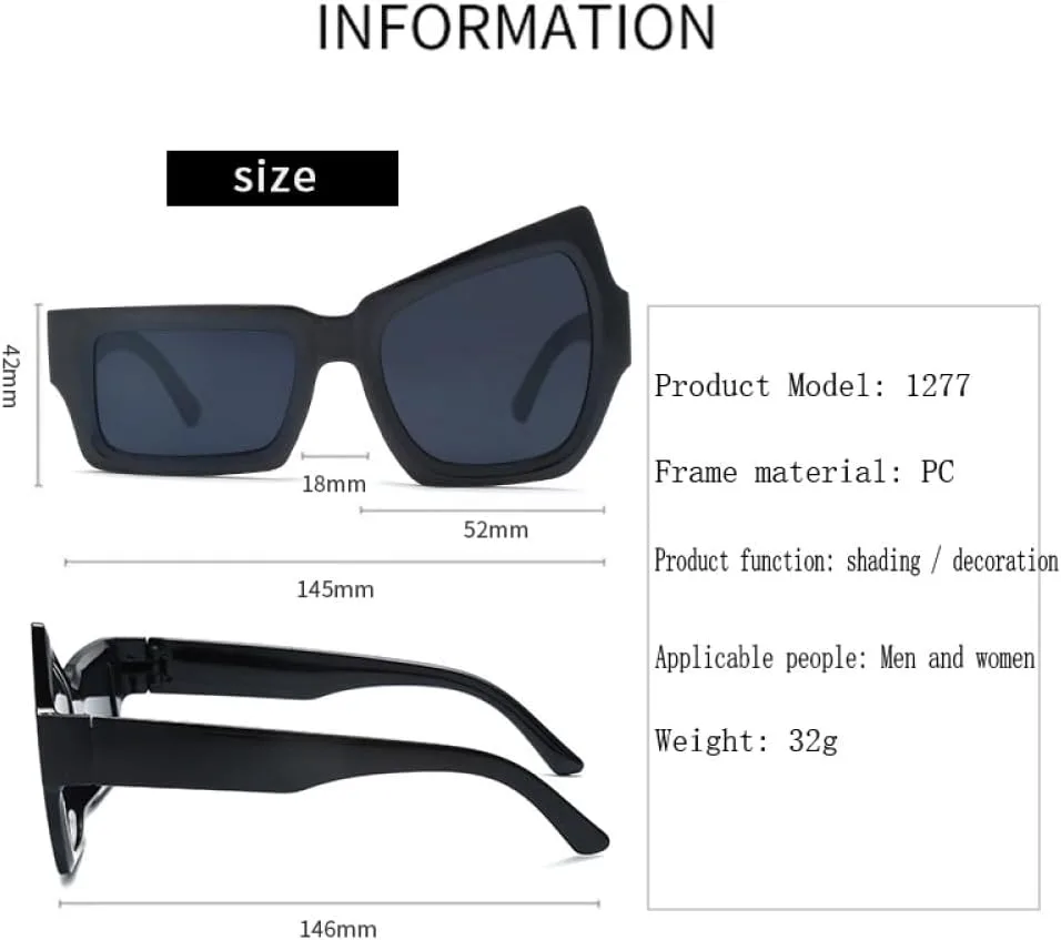 Роскошные мужские асимметричные солнцезащитные очки, модные белые солнцезащитные очки большого размера, женские уникальные очки в стиле стимпанк TYUVIVO, Nh1277-c5
Роскошные мужские асимметричные солнцезащитные очки, модные белые солнцезащитные очки большого размера, женские уникальные очки в стиле стимпанк TYUVIVO, Nh1277-c5