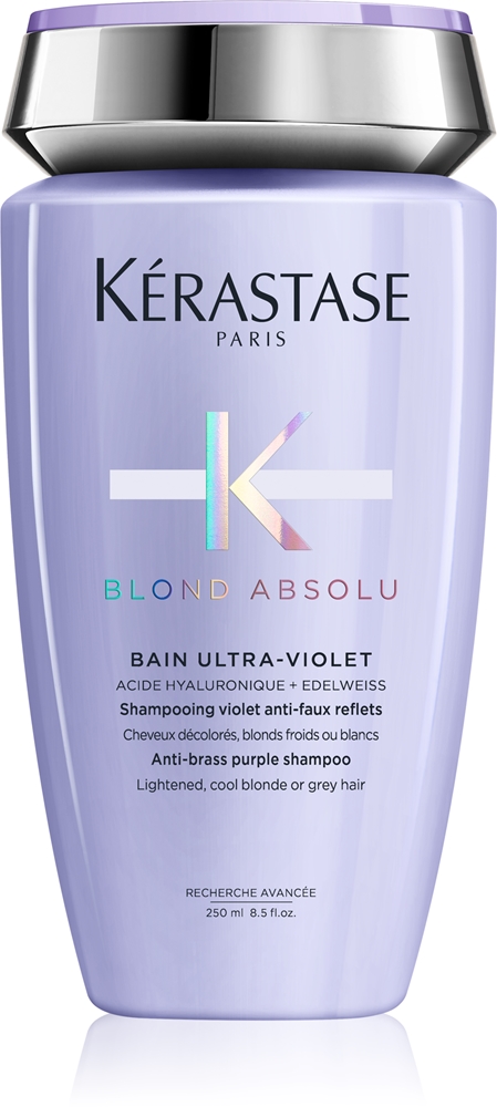 Ультрафиолетовый шампунь Blond Absolu Bain для осветленных, холодных светлых волос Kérastase, 250 мл
Ультрафиолетовый шампунь Blond Absolu Bain для осветленных, холодных светлых волос Kérastase, 250 мл