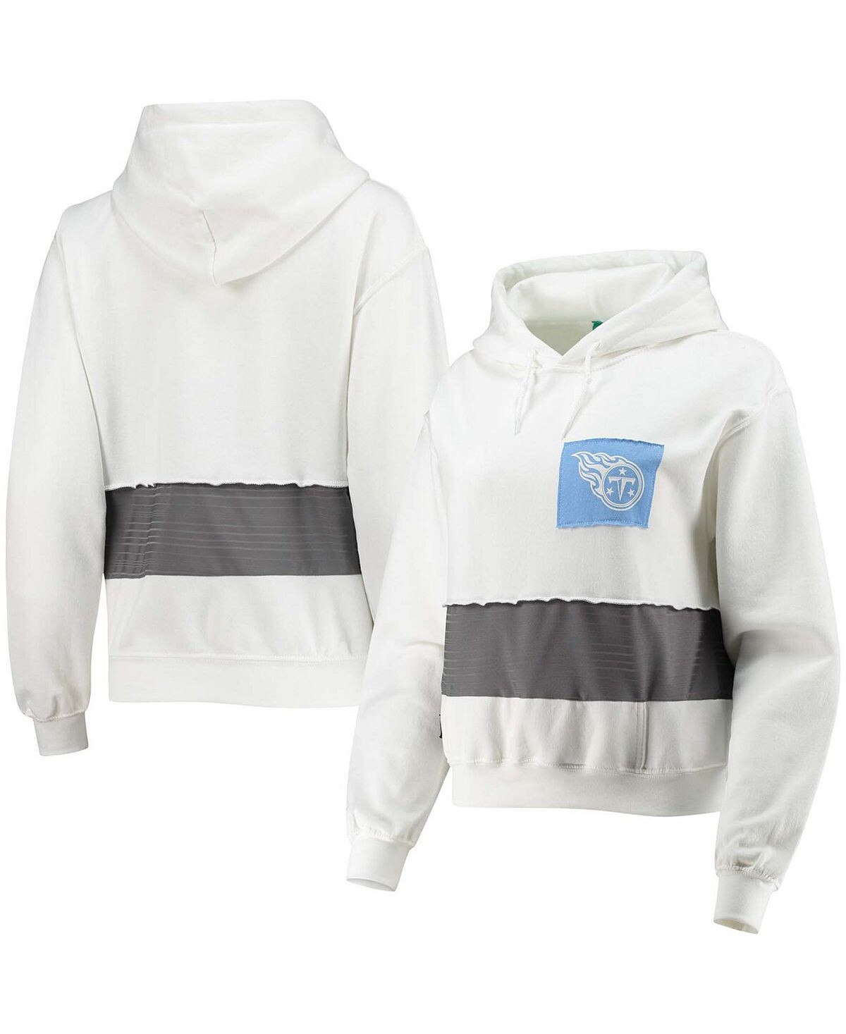 Женский укороченный пуловер с капюшоном Tennessee Titans белого цвета «летучая мышь» Refried Apparel, белый
Женский укороченный пуловер с капюшоном Tennessee Titans белого цвета «летучая мышь» Refried Apparel, белый