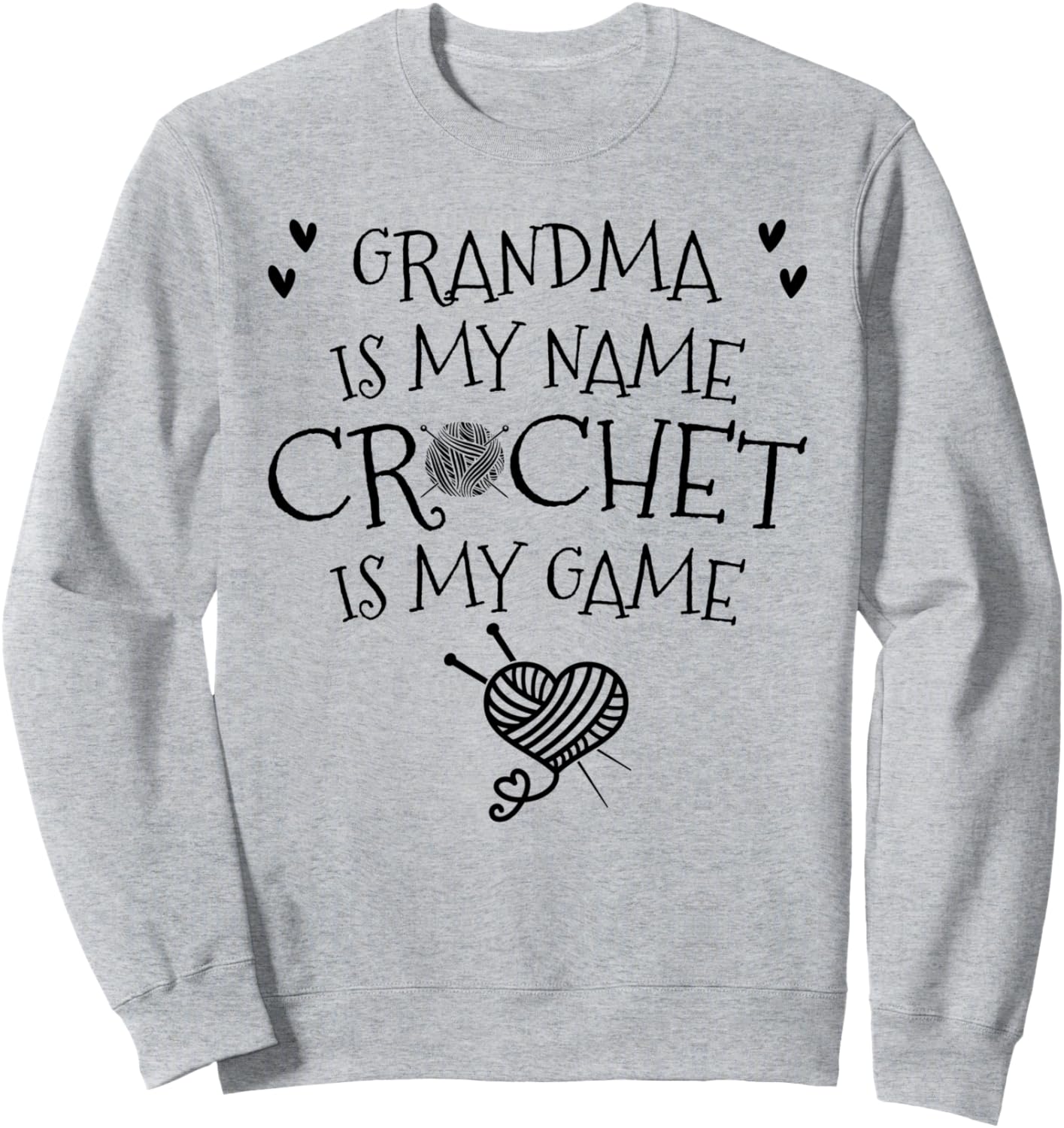 Меня зовут бабушка, и я увлекаюсь вязанием крючком - Толстовка с надписью «Бабушка вяжет крючком» Crochet Grandma Crocheting, серый
Меня зовут бабушка, и я увлекаюсь вязанием крючком - Толстовка с надписью «Бабушка вяжет крючком» Crochet Grandma Crocheting, серый