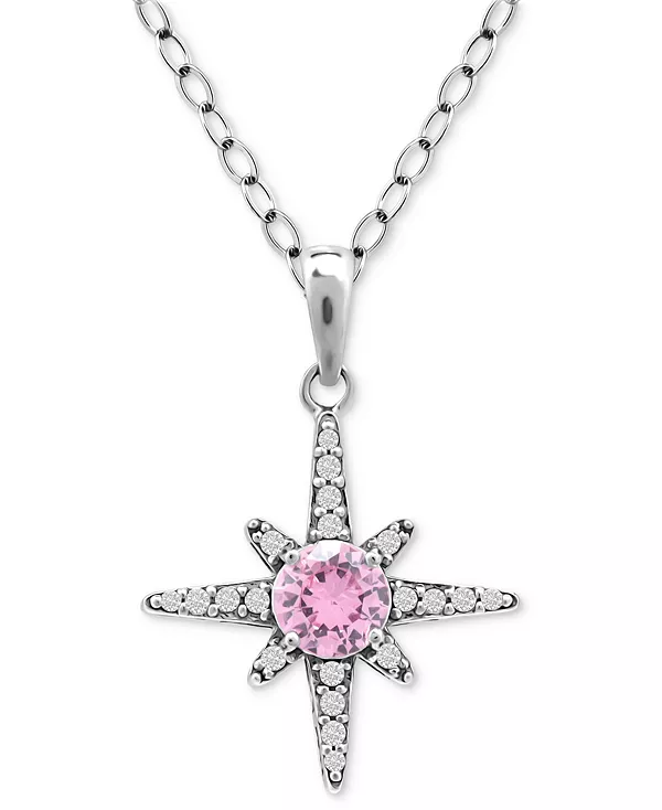 Ожерелье с подвеской в виде небесной звезды из стерлингового серебра с кубическим цирконием, 16 дюймов + 2-дюймовая удлинительная вставка, создано для Macy's. Giani Bernini, pink
Ожерелье с подвеской в виде небесной звезды из стерлингового серебра с кубическим цирконием, 16 дюймов + 2-дюймовая удлинительная вставка, создано для Macy's. Giani Bernini, pink