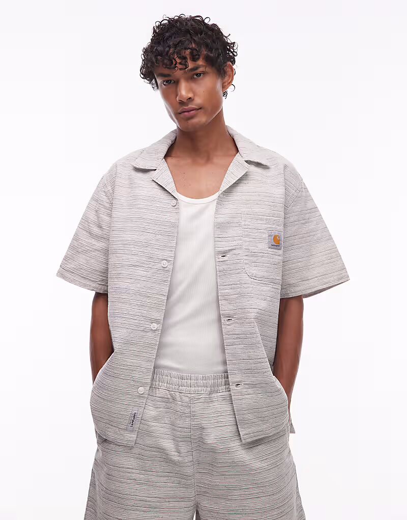 Рубашка gellar с текстурированным рукавом, кремового цвета Carhartt Wip
Рубашка gellar с текстурированным рукавом, кремового цвета Carhartt Wip