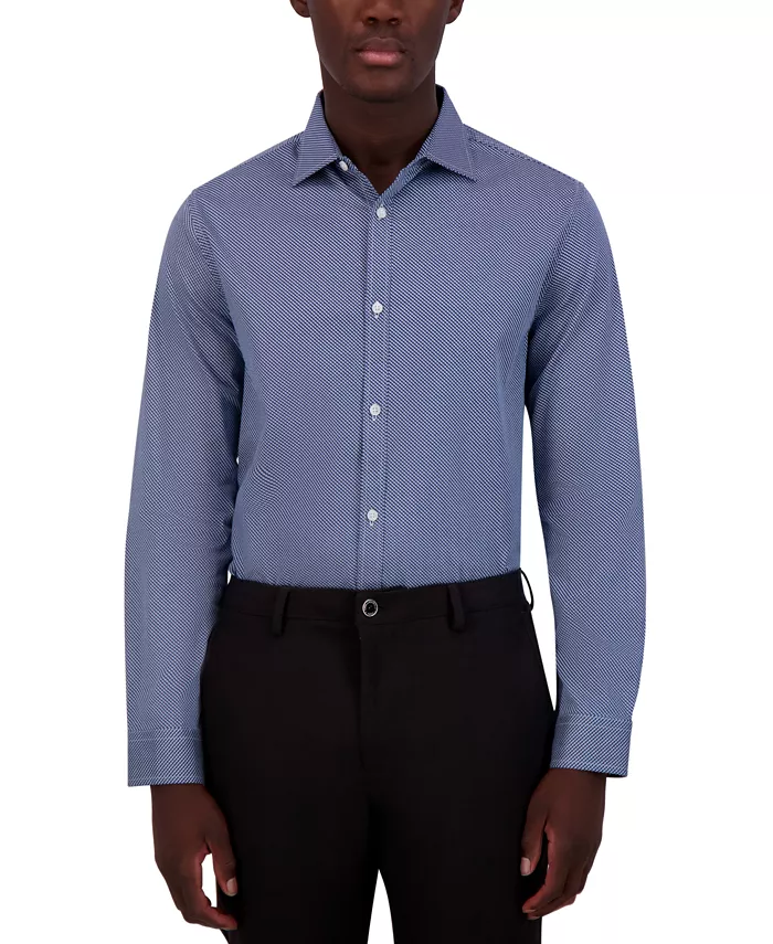 Мужская классическая рубашка приталенного кроя с геометрическим принтом KARL LAGERFELD PARIS, синий
Мужская классическая рубашка приталенного кроя с геометрическим принтом KARL LAGERFELD PARIS, синий