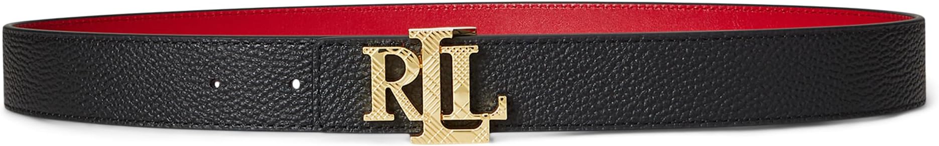 Женский двусторонний ремень из шагреневой кожи с логотипом Lauren Ralph Lauren, Black/Festive Red
Женский двусторонний ремень из шагреневой кожи с логотипом Lauren Ralph Lauren, Black/Festive Red