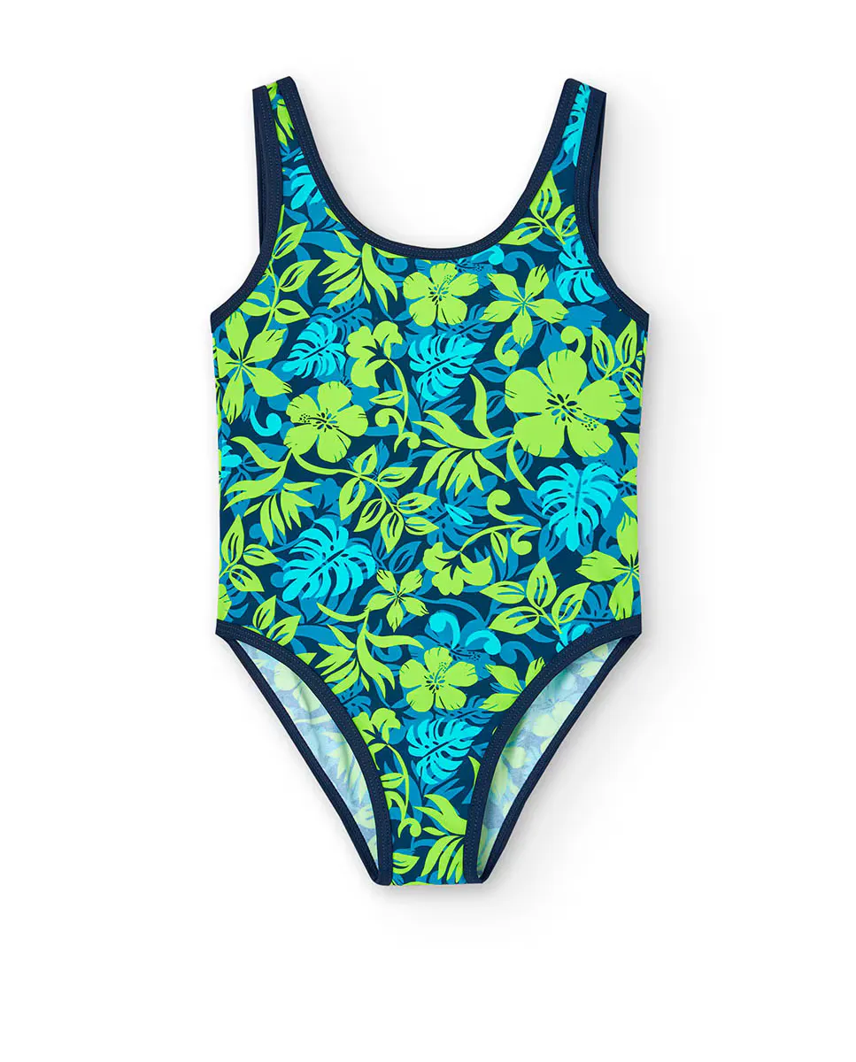 Купальник для девочки с широкими бретелями и цветочным принтом Boboli, зеленый
Купальник для девочки с широкими бретелями и цветочным принтом Boboli, зеленый