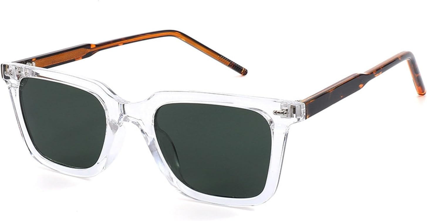 Поляризованные солнцезащитные очки TR90 для женщин - ретро-квадратная оправа, классические очки с защитой от УФ-излучения UV400, легкие, подходят для вождения Bubmari, F
Поляризованные солнцезащитные очки TR90 для женщин - ретро-квадратная оправа, классические очки с защитой от УФ-излучения UV400, легкие, подходят для вождения Bubmari, F