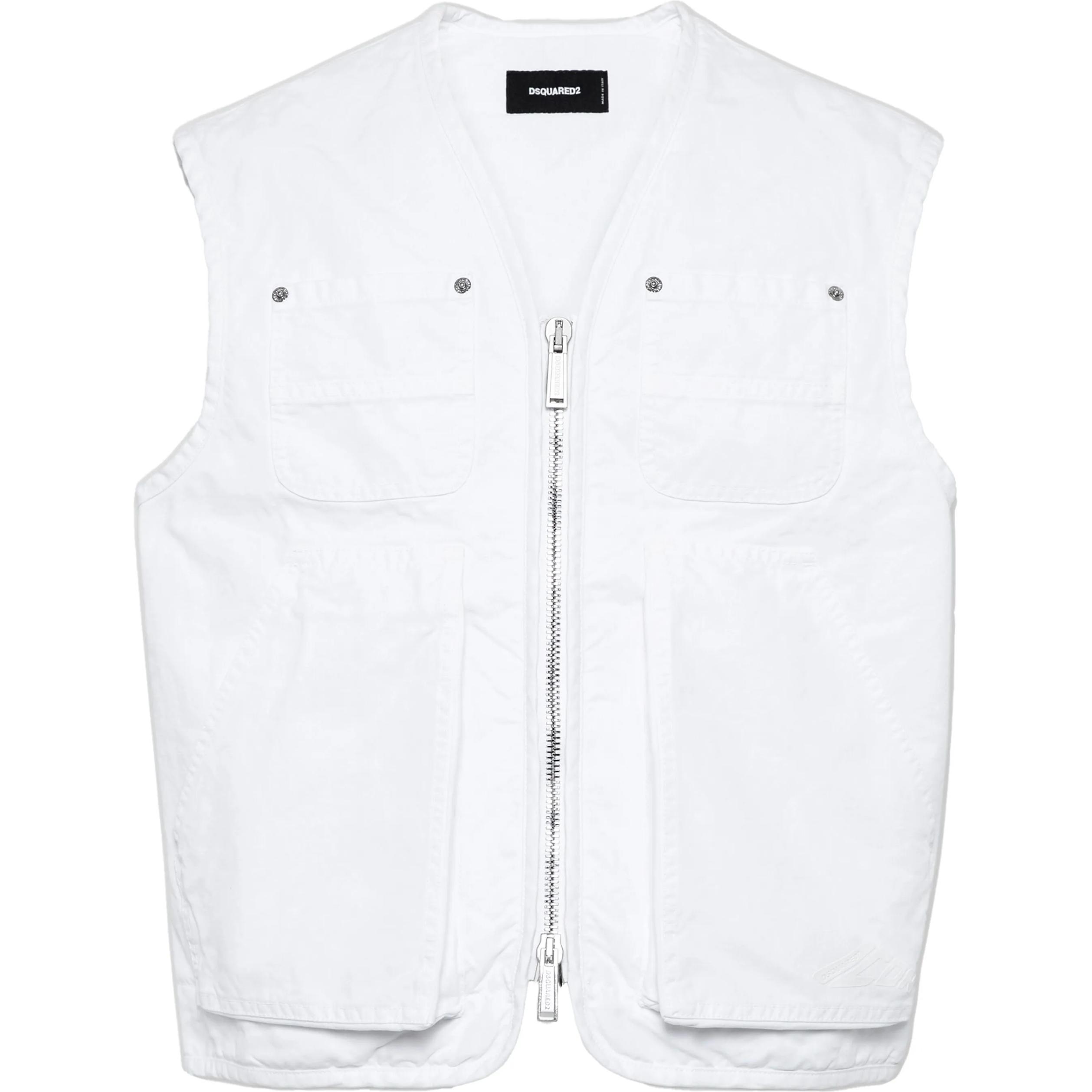 DSQUARED 2 Джинсовый жилет DSQUARED2, White
DSQUARED 2 Джинсовый жилет DSQUARED2, White