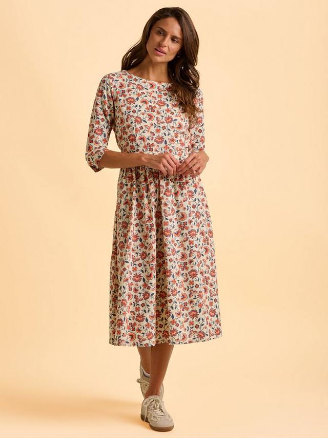 Платье миди силуэта A-Line из хлопка с цветочным принтом beech Brakeburn
Платье миди силуэта A-Line из хлопка с цветочным принтом beech Brakeburn