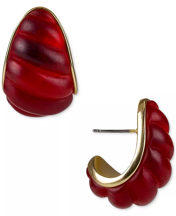 Серьги-Кольца золотистого тона с гребешками Patricia Nash, red
Серьги-Кольца золотистого тона с гребешками Patricia Nash, red