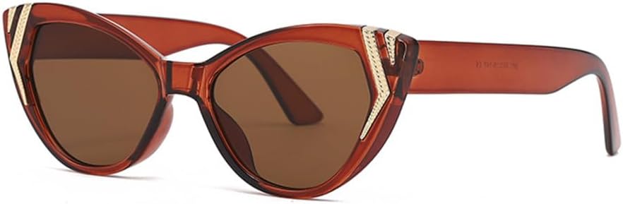 Модные солнцезащитные очки «кошачий глаз» для женщин, винтажные солнцезащитные очки «кошачий глаз», роскошные, стильные, элегантные, с защитой от УФ-излучения UV400 TYUVIVO, C3
Модные солнцезащитные очки «кошачий глаз» для женщин, винтажные солнцезащитные очки «кошачий глаз», роскошные, стильные, элегантные, с защитой от УФ-излучения UV400 TYUVIVO, C3