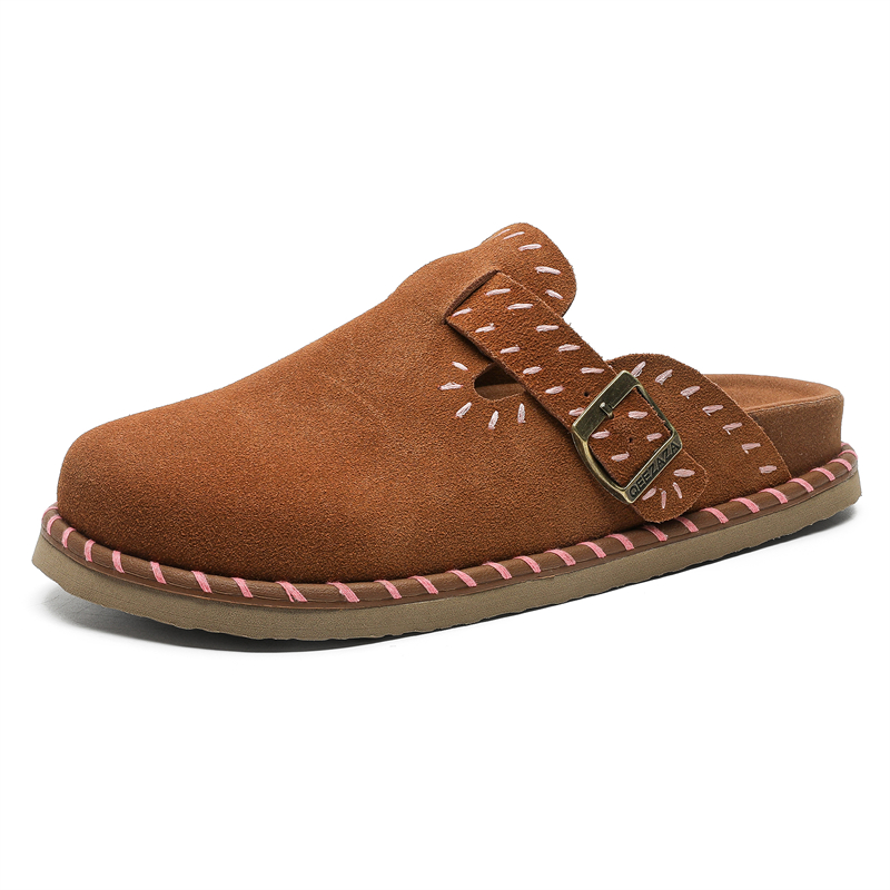 SOBB Износостойкие нескользящие закрытые тапочки унисекс тёмно-коричневые, цвет Dark Brown
SOBB Износостойкие нескользящие закрытые тапочки унисекс тёмно-коричневые, цвет Dark Brown