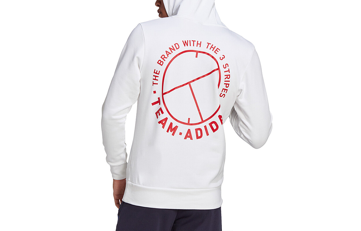 Толстовка мужская белая Adidas, белый
Толстовка мужская белая Adidas, белый