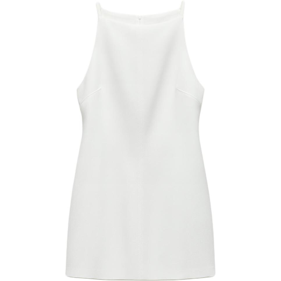 Платье без рукавов женское белое Zara 
Платье без рукавов женское белое Zara