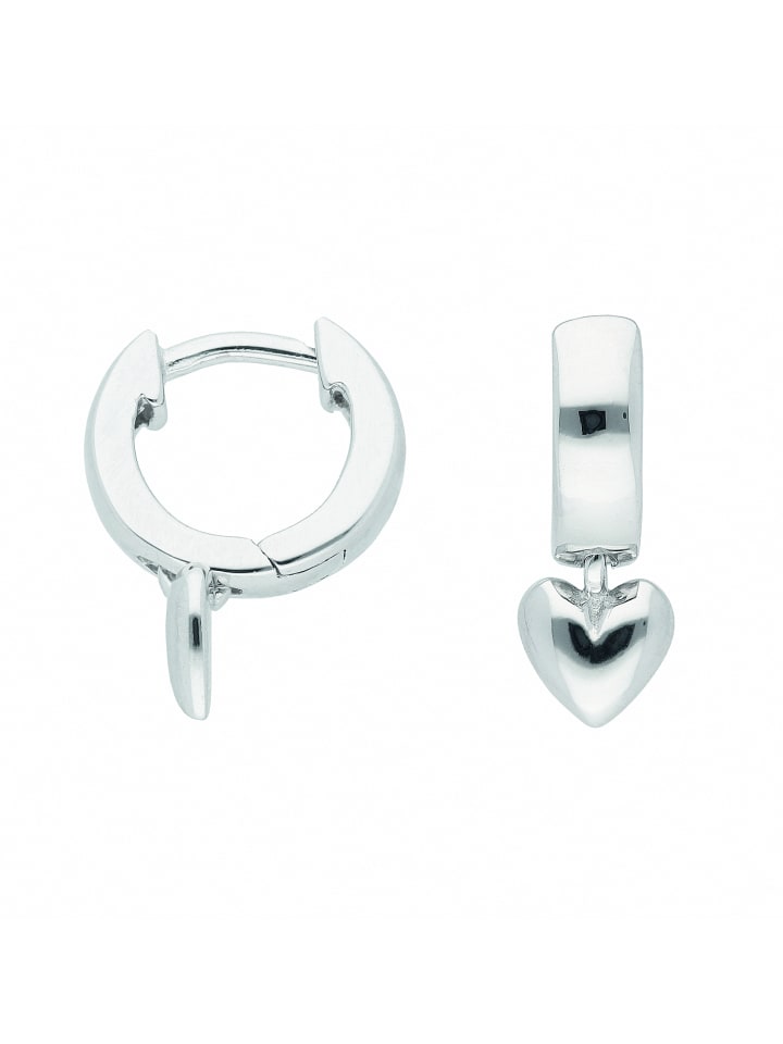 Adeliás Женские серьги-кольца из серебра 925 пробы / серьги-кольца в форме сердца, диаметр 10,8 мм
Adeliás Женские серьги-кольца из серебра 925 пробы / серьги-кольца в форме сердца, диаметр 10,8 мм