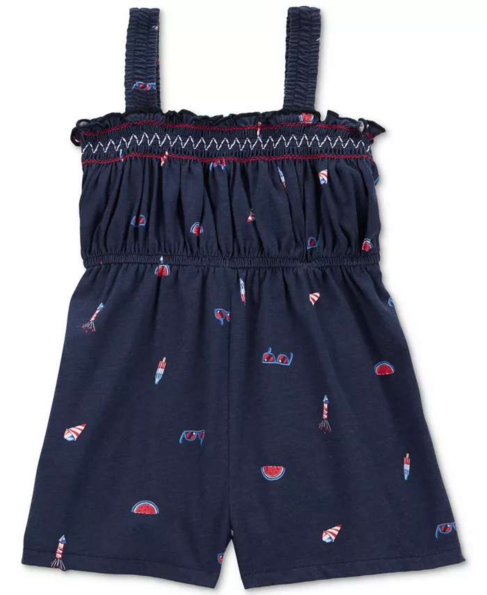 Ромпер хлопковый для девочек Toddler Girls 4th Of July Carter's, синий
Ромпер хлопковый для девочек Toddler Girls 4th Of July Carter's, синий