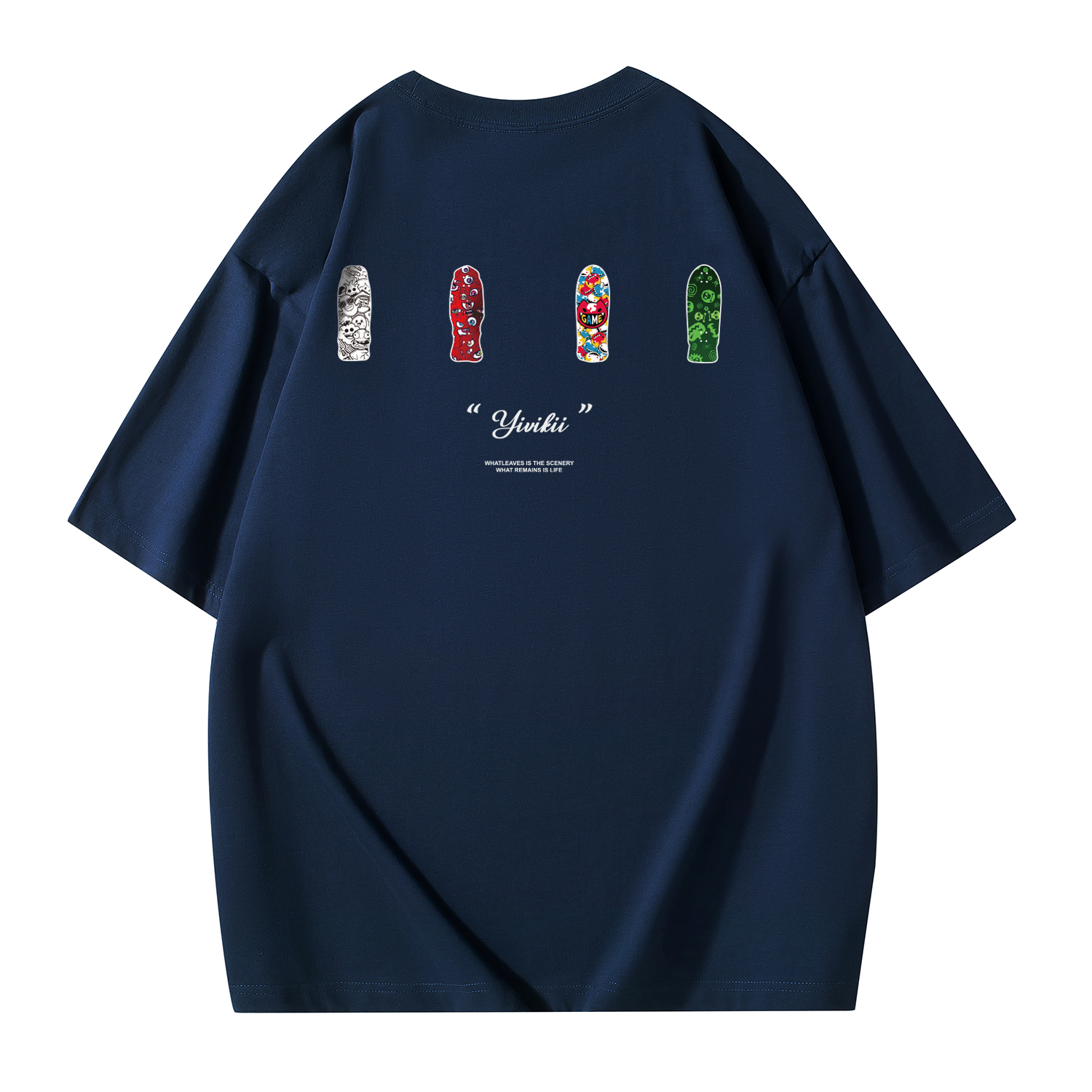 Футболка унисекс YIVIKII, синий
Футболка унисекс YIVIKII, синий