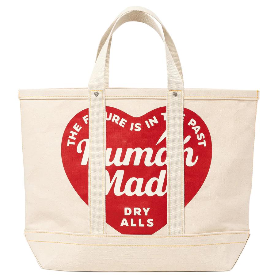 HUMAN MADE Сумка-шопер с принтом в виде сердца, White
HUMAN MADE Сумка-шопер с принтом в виде сердца, White