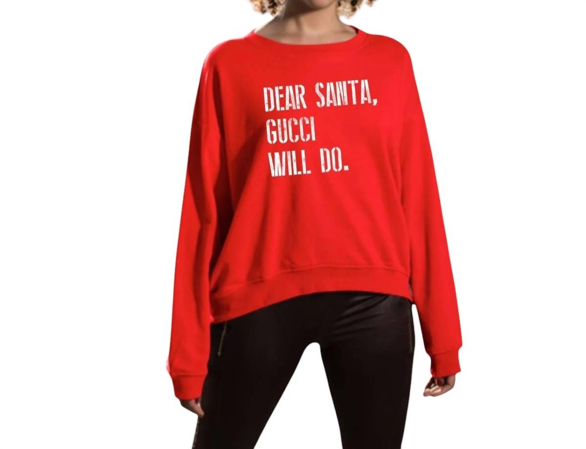 Толстовка Дорогой Санта в красном цвете NoBrand
Толстовка Дорогой Санта в красном цвете NoBrand