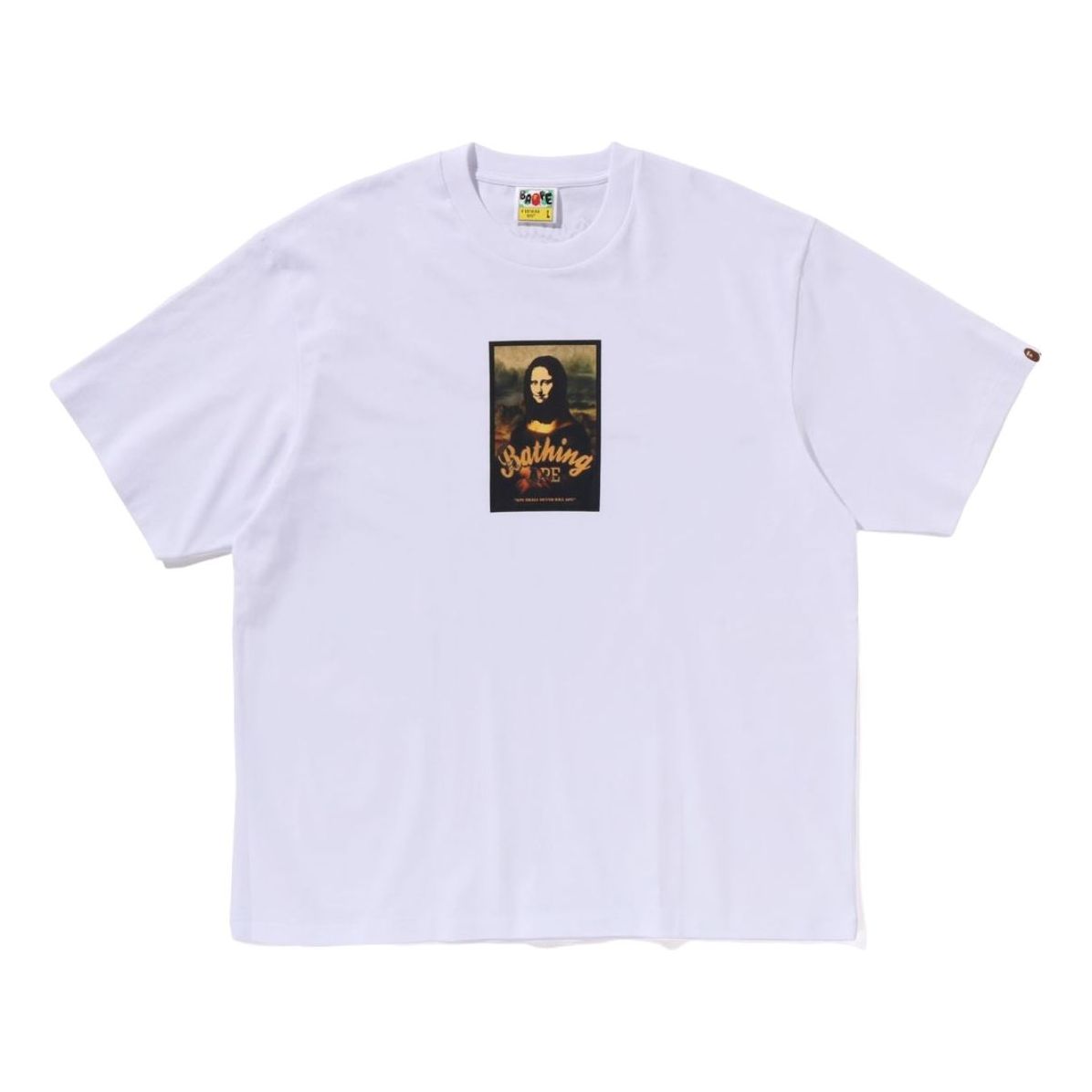 A Bathing Ape Футболка свободного кроя с принтом "Купающаяся обезьяна", белая, арт-модель
A Bathing Ape Футболка свободного кроя с принтом "Купающаяся обезьяна", белая, арт-модель