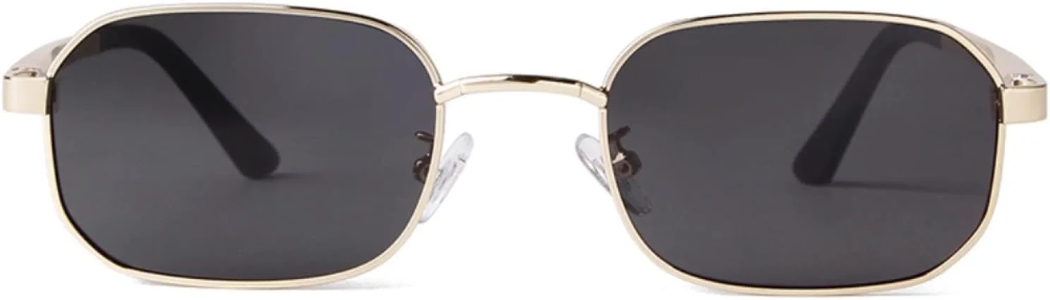 Модные солнцезащитные очки маленького прямоугольного размера для мужчин и женщин, стильные зеленые квадратные очки для вождения в металлической оправе WNCKSQ, C1
Модные солнцезащитные очки маленького прямоугольного размера для мужчин и женщин, стильные зеленые квадратные очки для вождения в металлической оправе WNCKSQ, C1