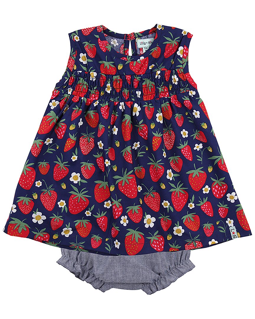 Lilly and Sid Платье и панталоны с клубничным принтом, мультиколор
Lilly and Sid Платье и панталоны с клубничным принтом, мультиколор